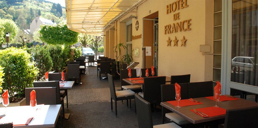 Saint-Geniez-dʼOlt Logis Hotel Restaurant De France מראה חיצוני תמונה