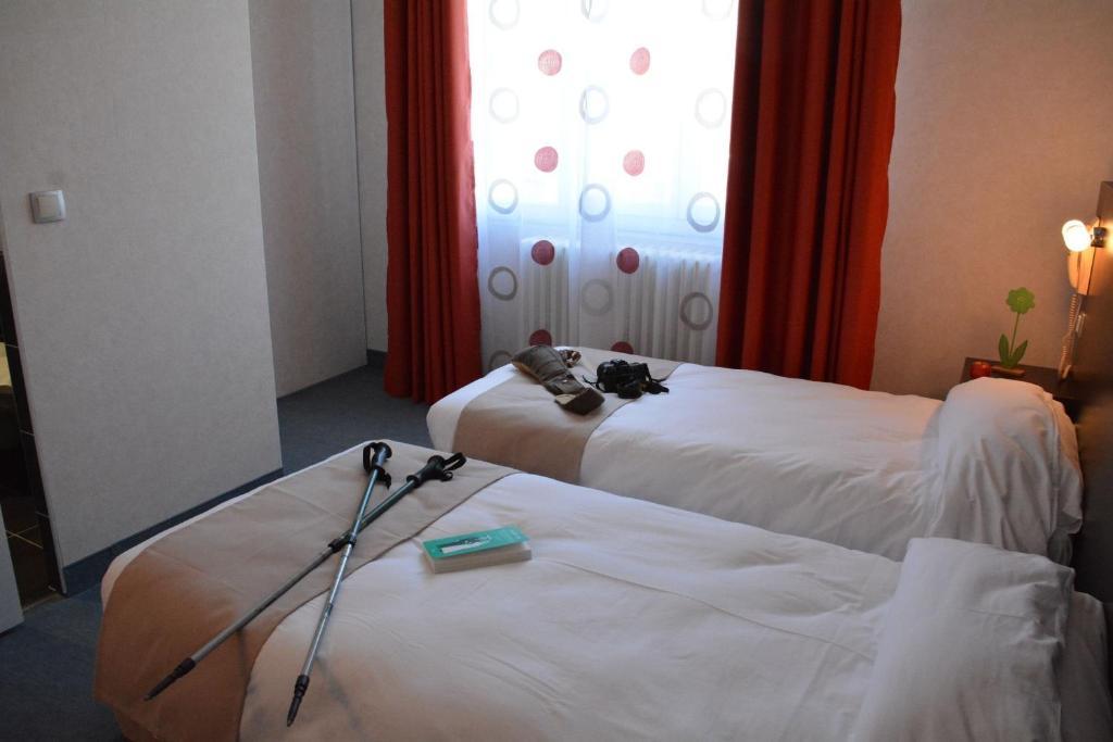 Saint-Geniez-dʼOlt Logis Hotel Restaurant De France חדר תמונה